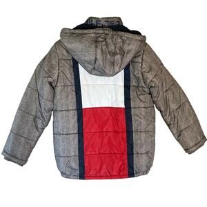 Tommy Hilfiger Classic Logo Hooded Unisex Youth XL 18/20 Puffer Coat Jacket